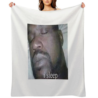 I Sleep Throw Blanket
