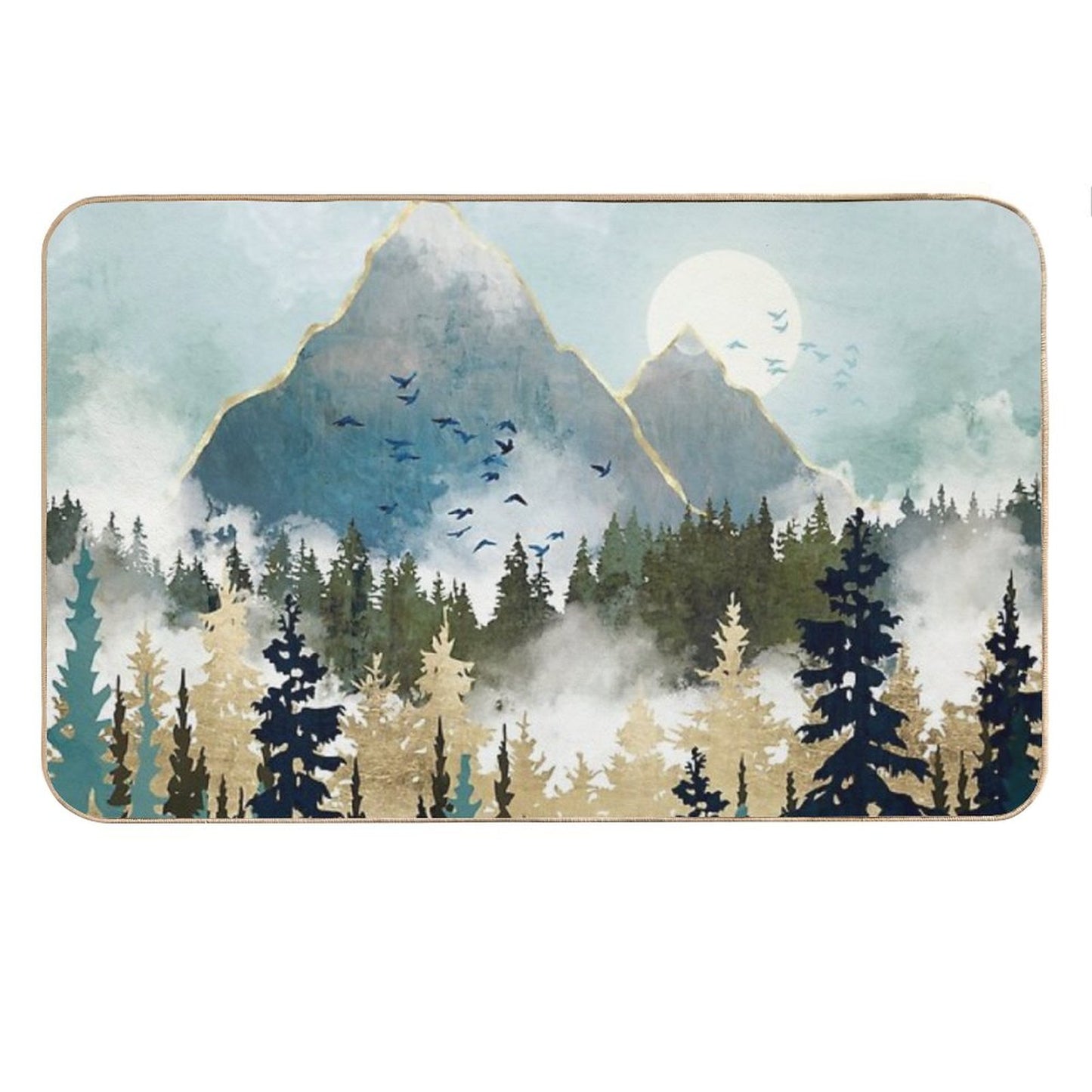 Misty Pines Bath Mat
