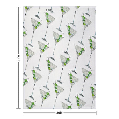 Dirty Martini Throw Blanket