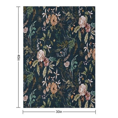 Delilah (summerteal) Throw Blanket