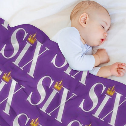 Six The Musical Logo Throw Blanket