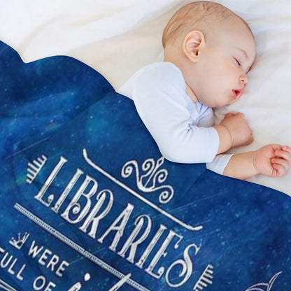 Libraries Throw Blanket