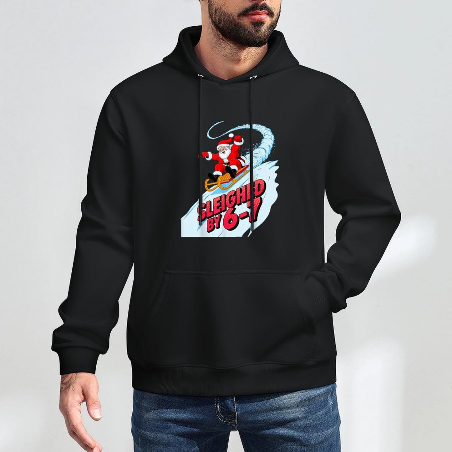 Christmas 67 Funny Xmas Six Seven Ugly Sweater 6-7 Shape Retention Hoodie