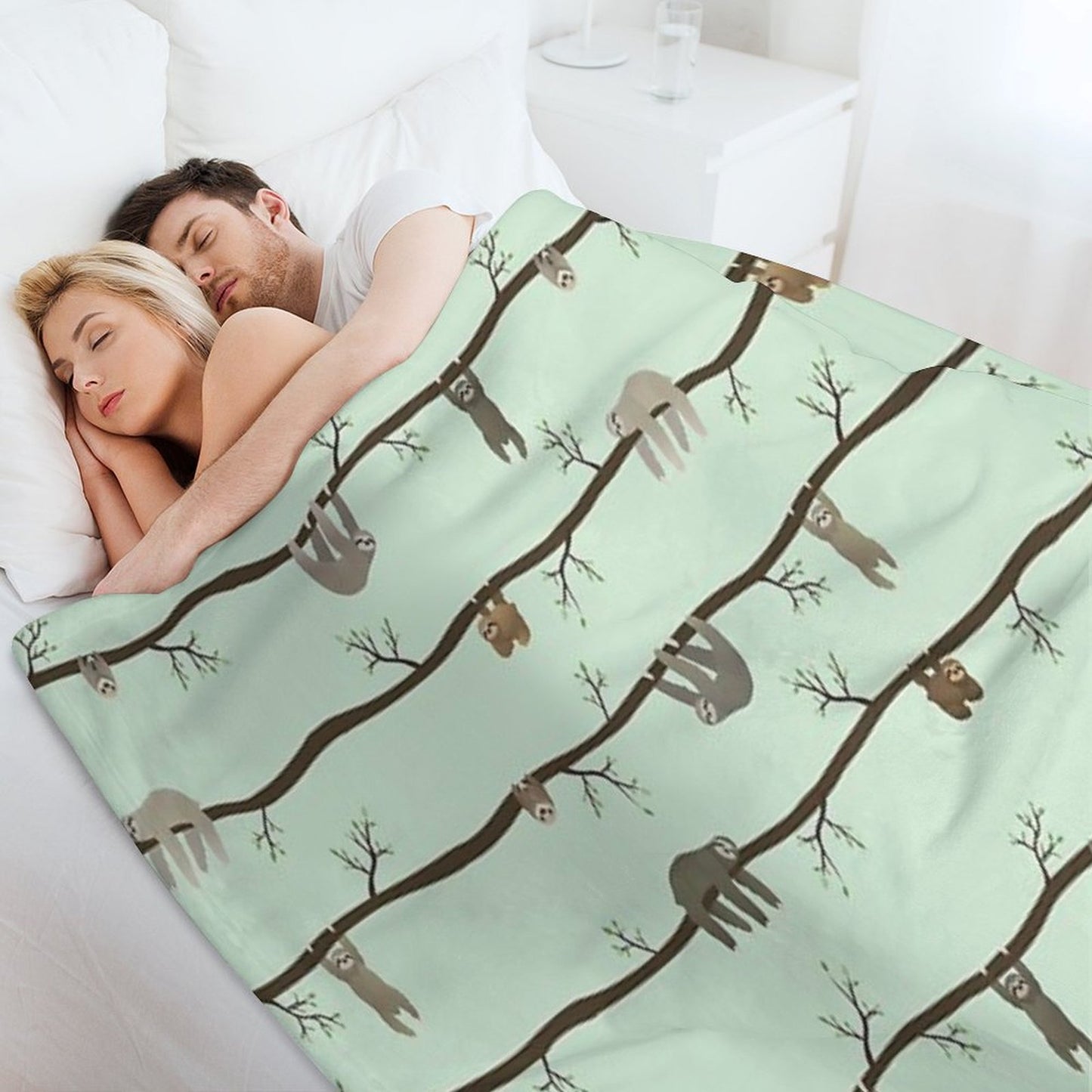 Sloths Throw Blanket
