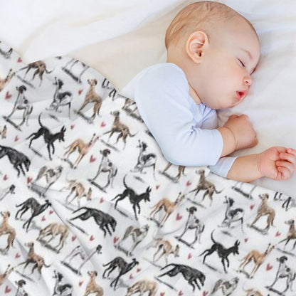 Greyhounds Throw Blanket