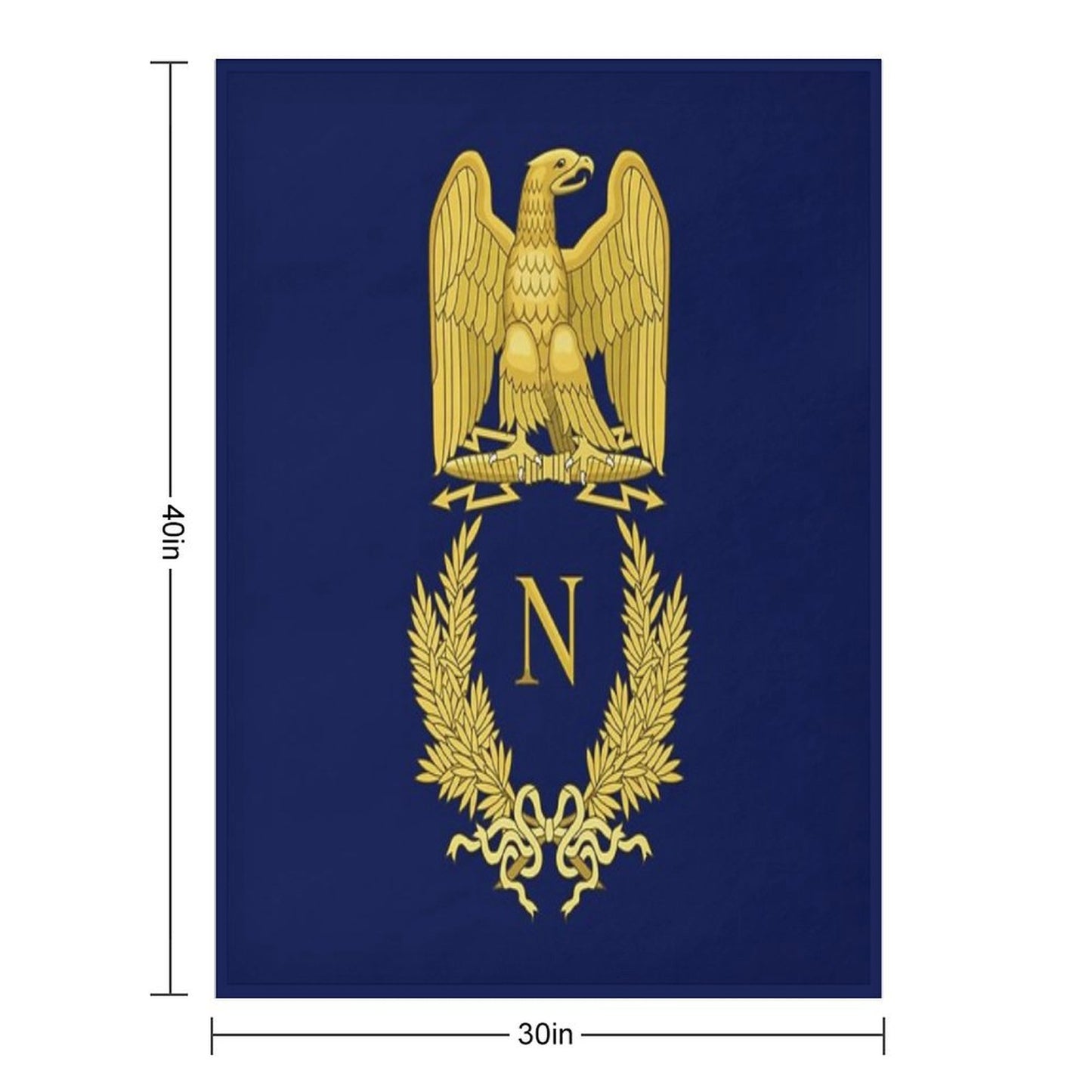 Emblème De Napoléon Bonaparte Throw Blanket
