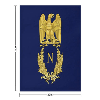 Emblème De Napoléon Bonaparte Throw Blanket