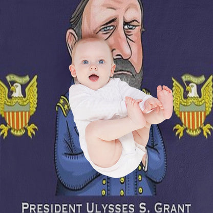 President Ulysses S. Grant Throw Blanket