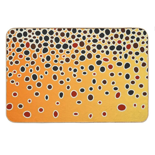 Brown Trout Skin Bath Mat