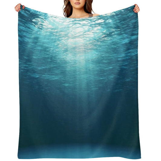 Look at Under The Sea Throw Blanket