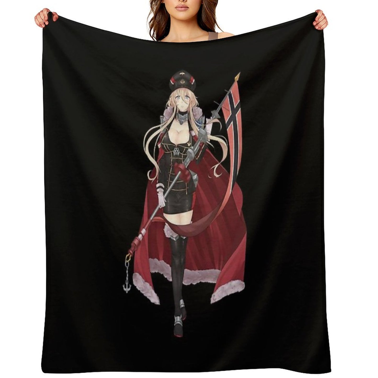 Azur Lane Bismarck Throw Blanket
