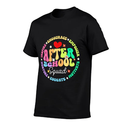 Groovy After School Squad After School Program Staff T-Shirt
