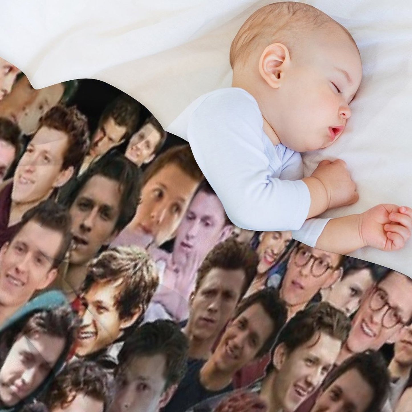 Tom Holland College Throw Blanket