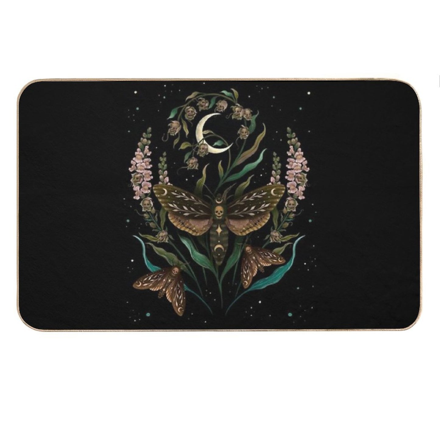 Death's Head Bath Mat