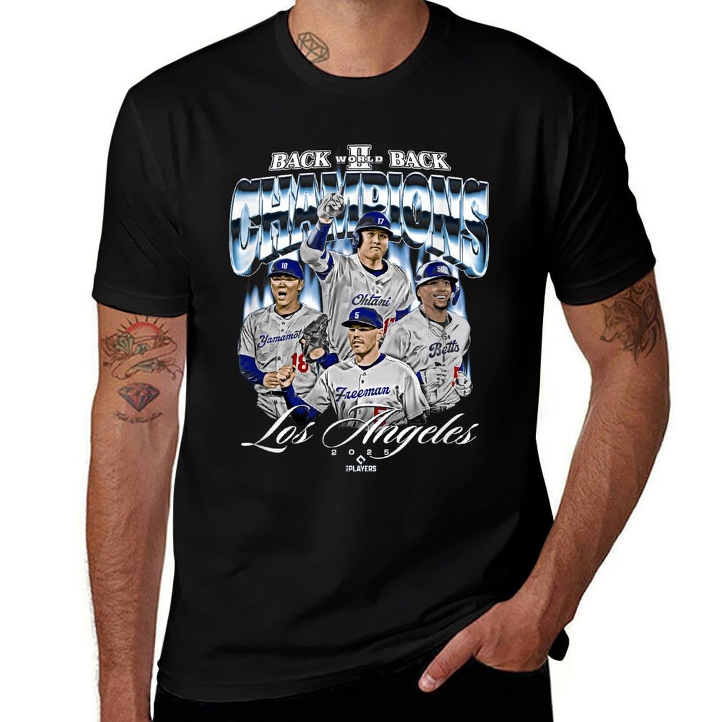 2025 Back to Back World Champions  Los Angeles D LA Series  Classic T-Shirt