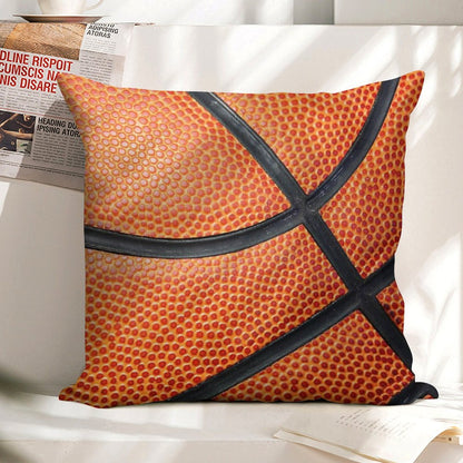 Basketball Throw Pillow Linen Throw Pillow Cover
