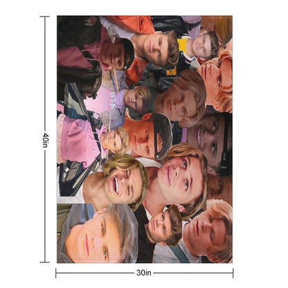 Owen Joyner Photo Collage Throw Blanket
