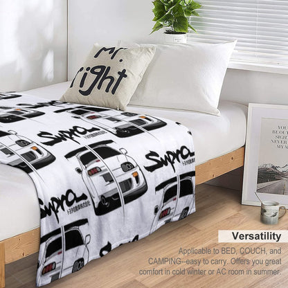 Toyota Supra MK IV - CarCorner Throw Blanket
