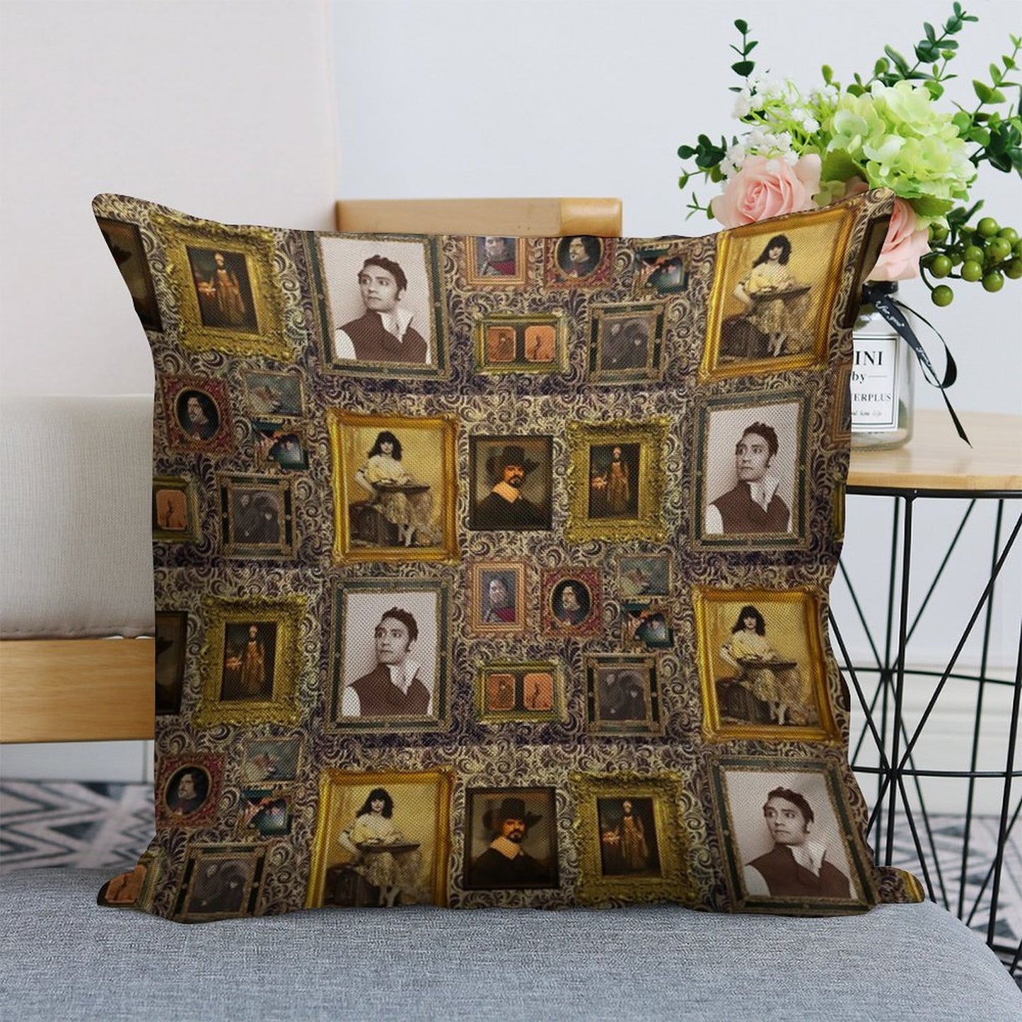 What We Do in The Shadows Gallery Linen Throw Pillow Cover