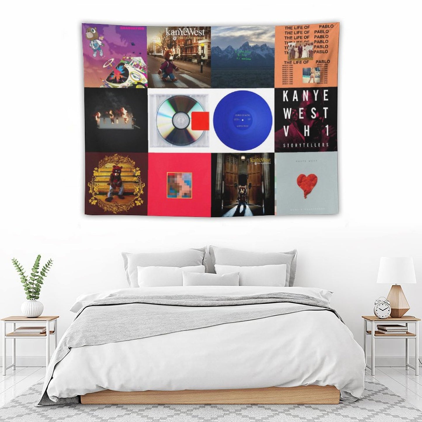 Kanye West Albums Cover Tapestry