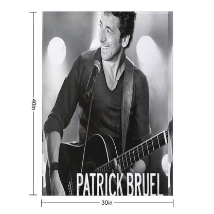 Thighaag Patrick Bruel Show Tour TOURNEE En ACOUSTIQUE 2022 Throw Blanket