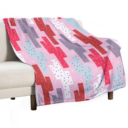 Sweet Cactus Pattern Throw Blanket