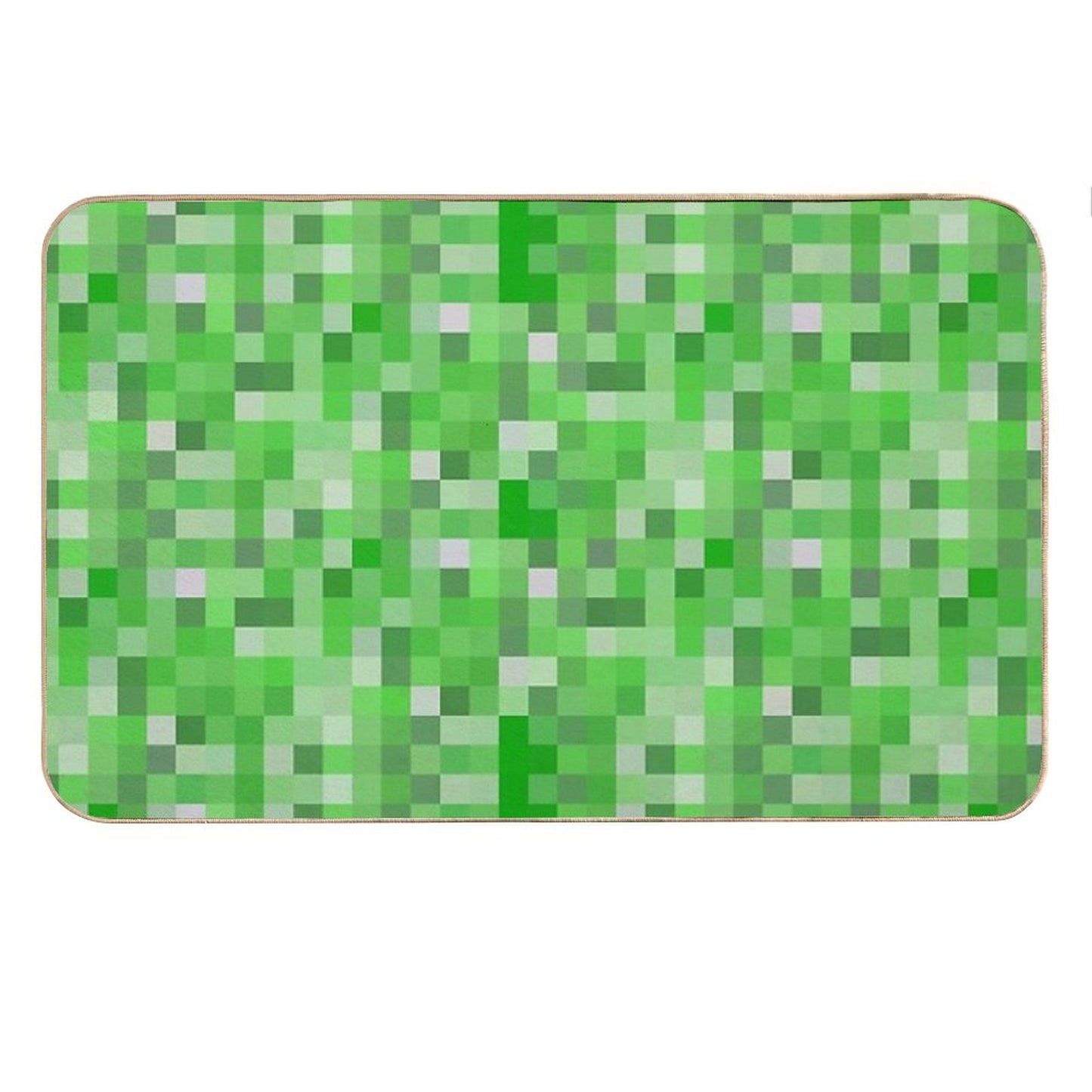 Minecraft Creeper Texture Bath Mat