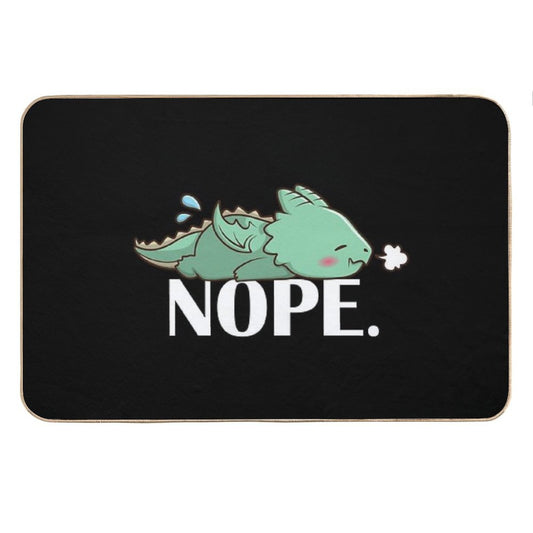 Kawaii Dragon Bath Mat