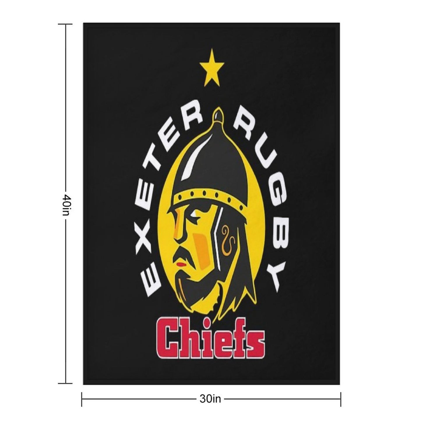 The Exeter Chiefs Throw Blanket