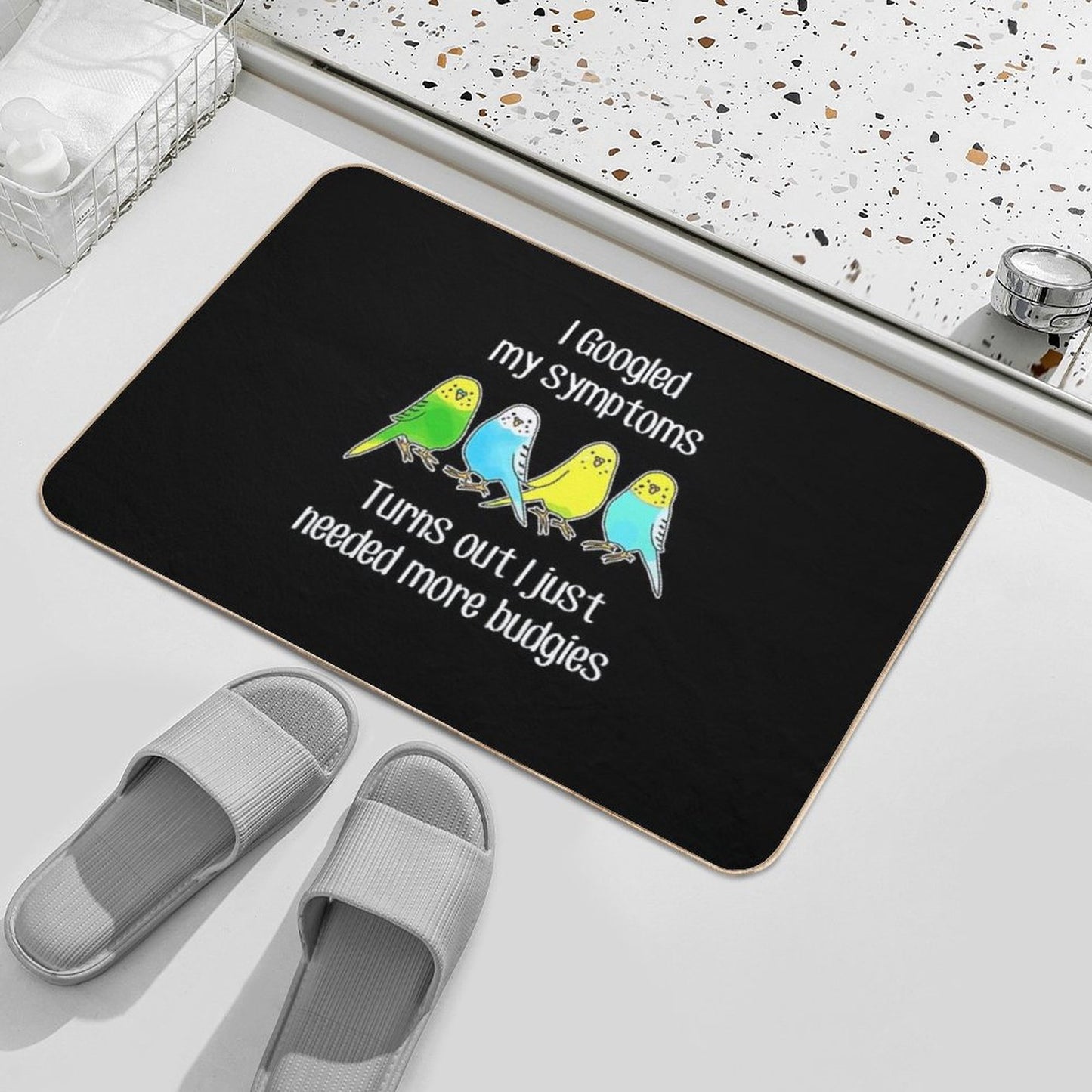 Need More Budgies Bath Mat