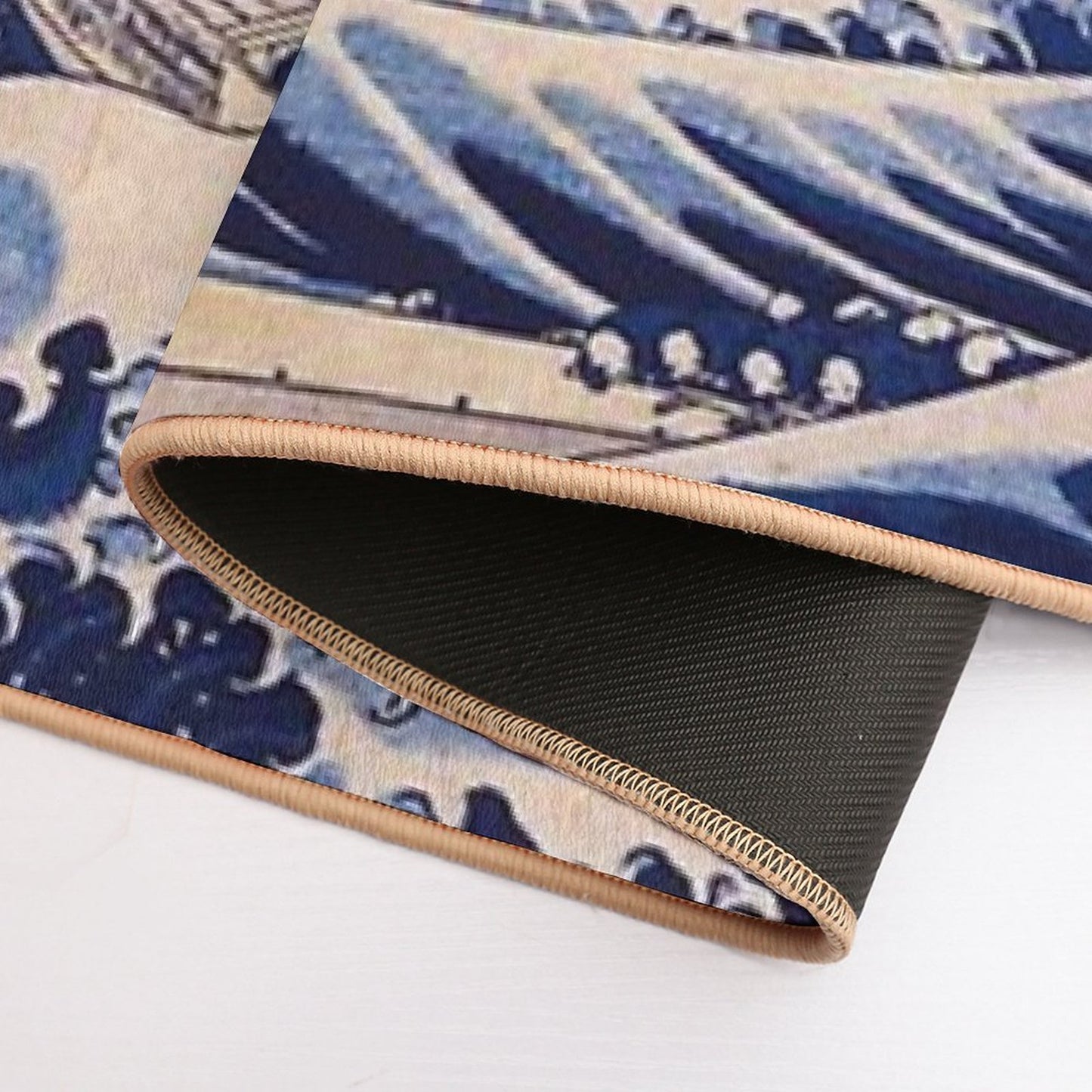 The Great Wave Off Kanagawa by Katsushika Hokusai (c 1830-1833) Bath Mat