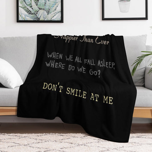 Billie's Albums Throw Blanket