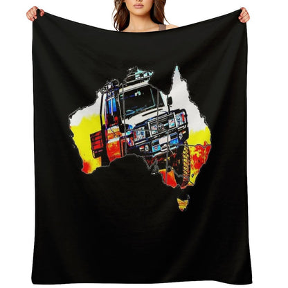 Toyota Land Cruiser 79 4wd 4x4 Throw Blanket