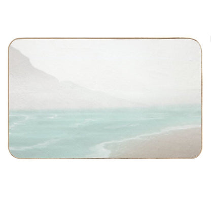 Neutral Colors Beach Bath Mat