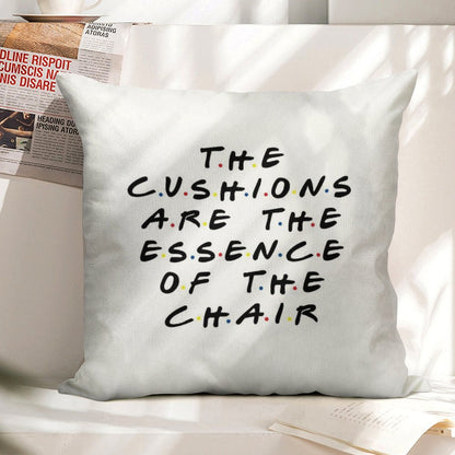 The Cushions Are The Essence Of The Chair Linen Throw Pillow Cover