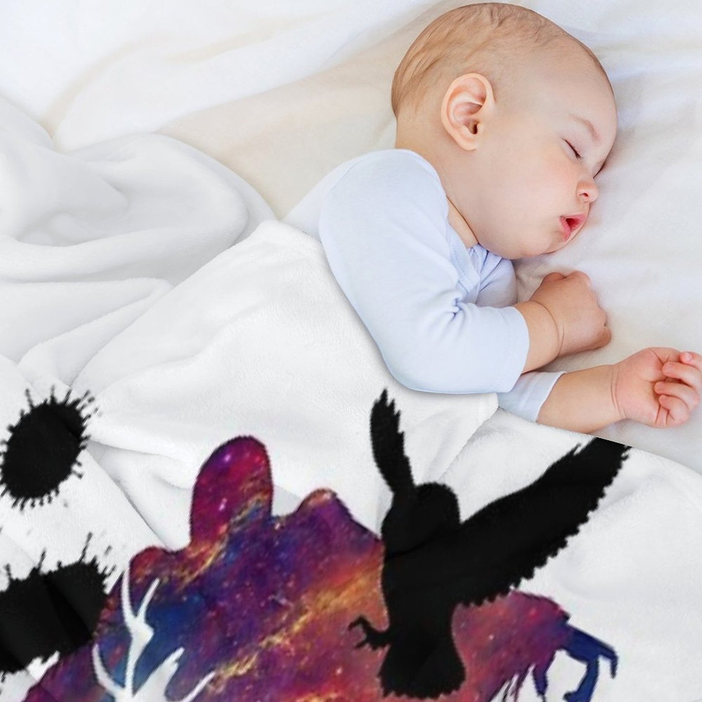 EXPECTO PATRONUM HEDWIG GALAXY 2 Throw Blanket