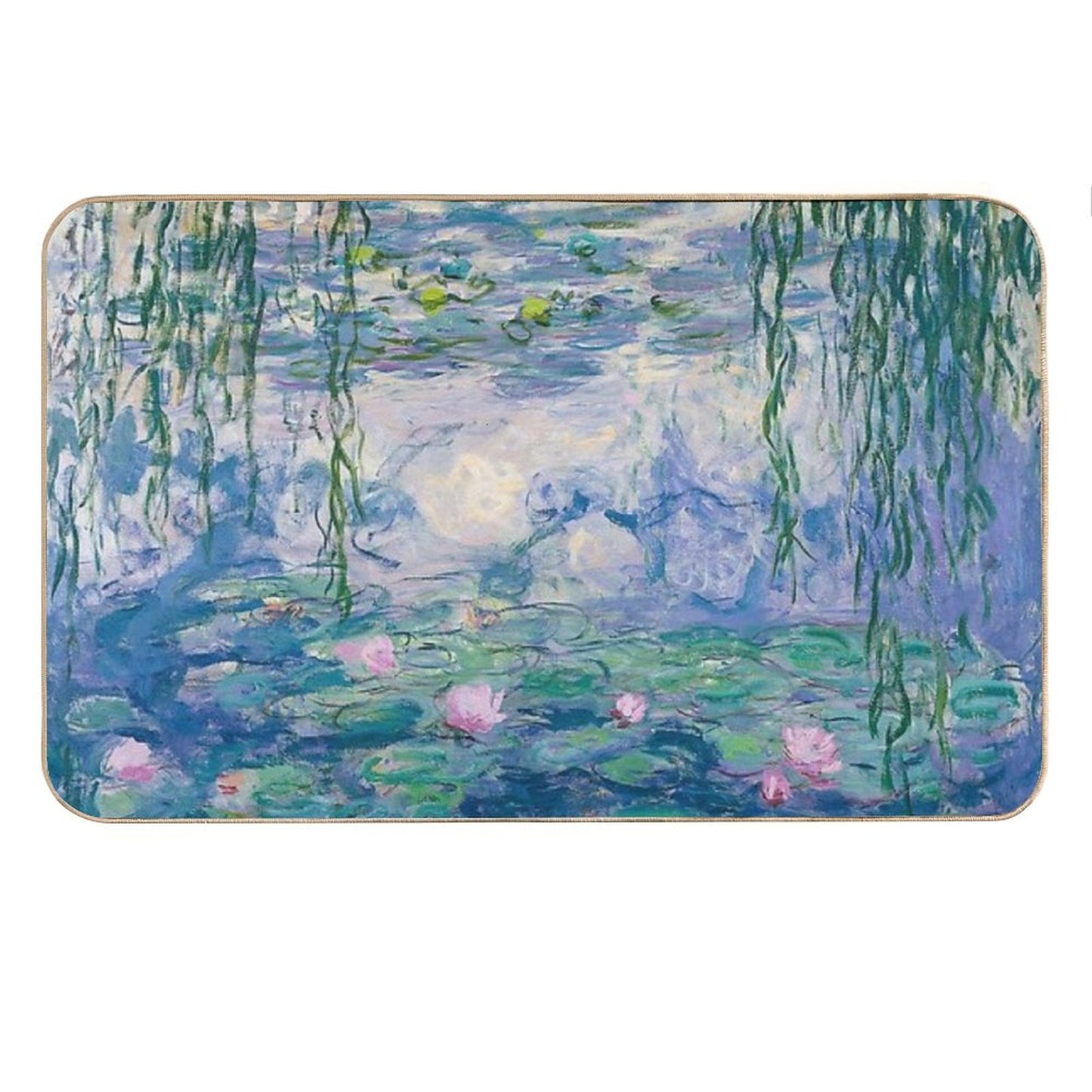 Water Lilies Claude Monet Fine Art Bath Mat