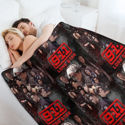 911 Lone Star - Cellular Throw Blanket