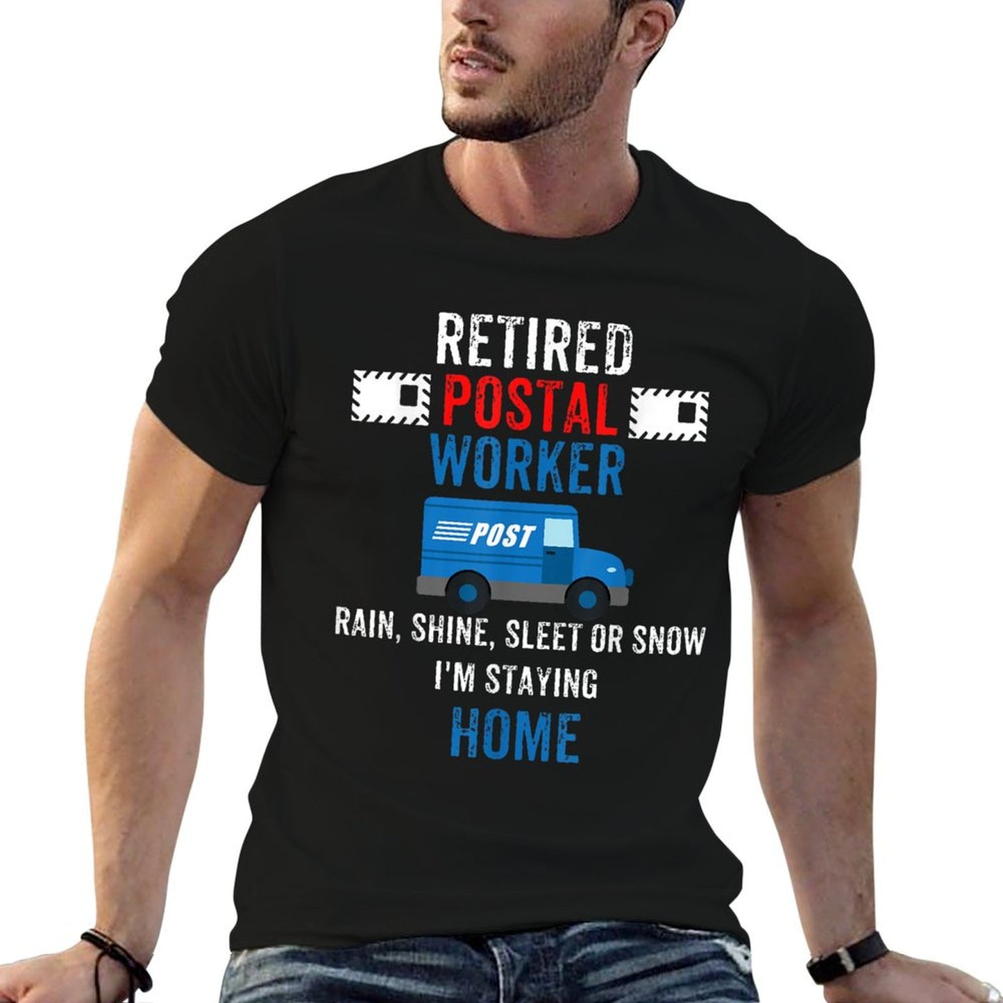 FUNNY RETIRED POSTAL WORKER POSTMAN RETIREMENT GIFT FOR HIM T-Shirt