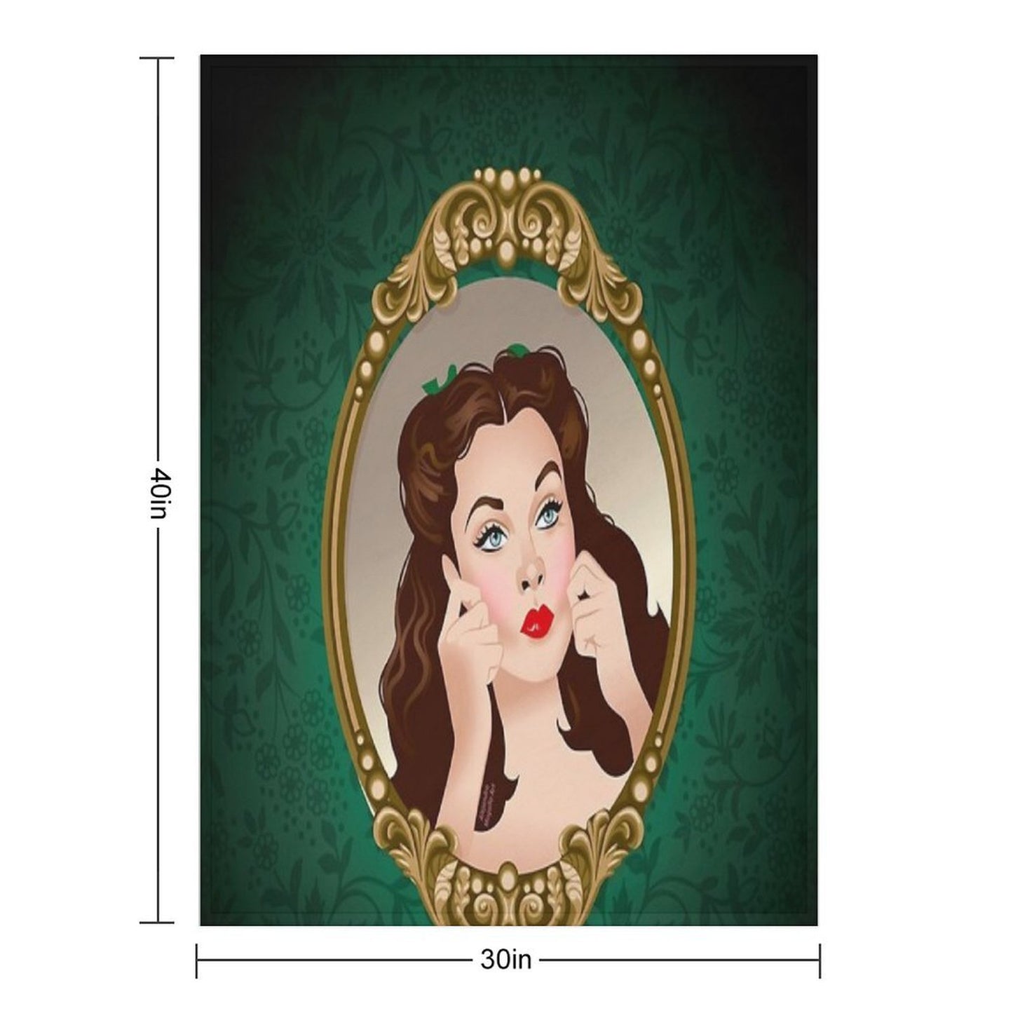 Scarlett Mirror Throw Blanket