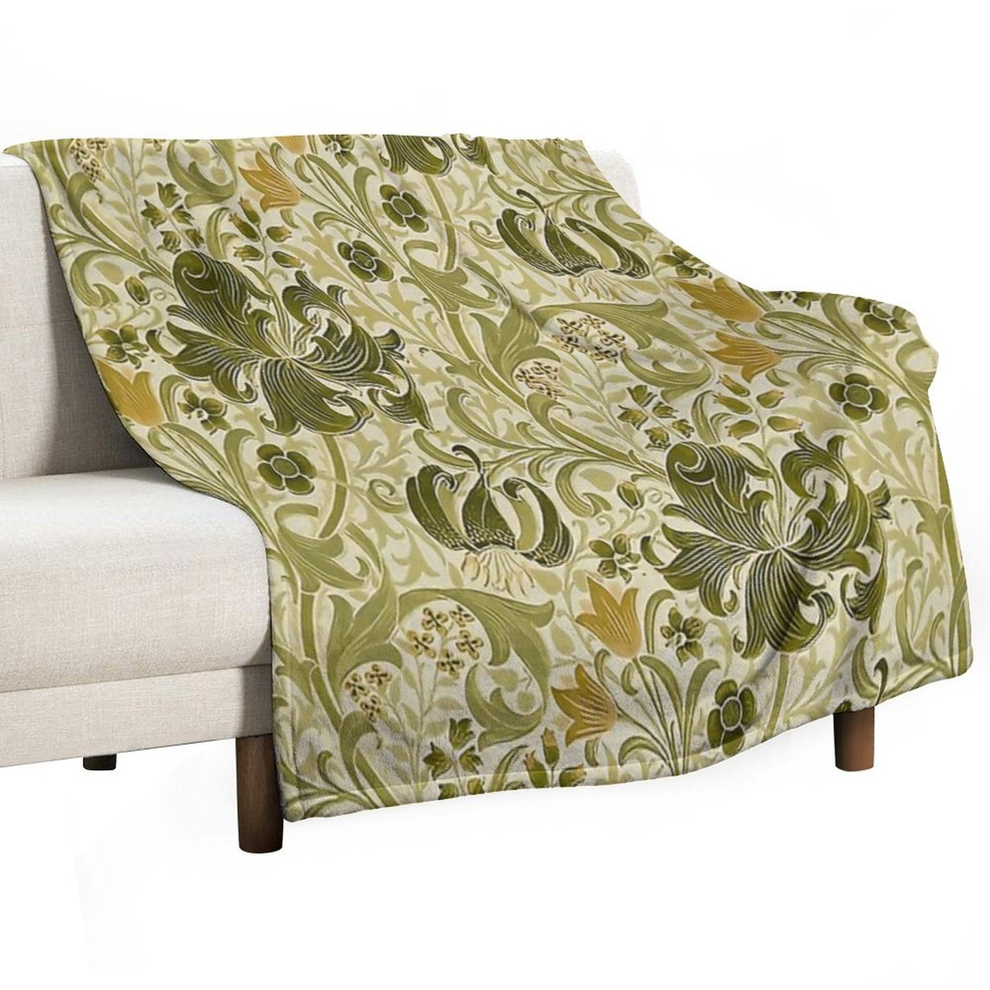 William Morris - Honeysucklea 'No,02. Throw Blanket