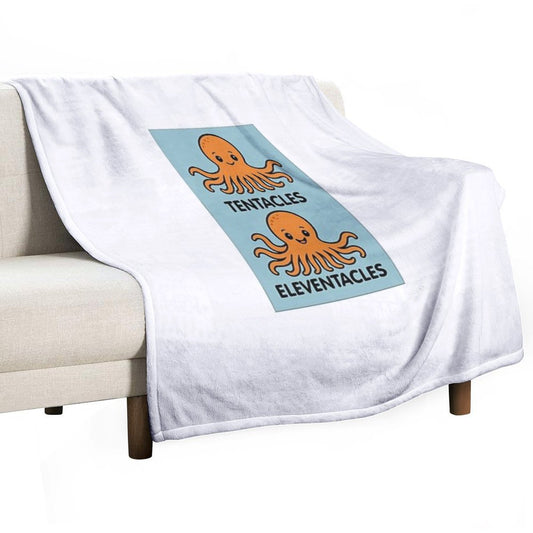 Sea Creatures Octopus, Throw Blanket