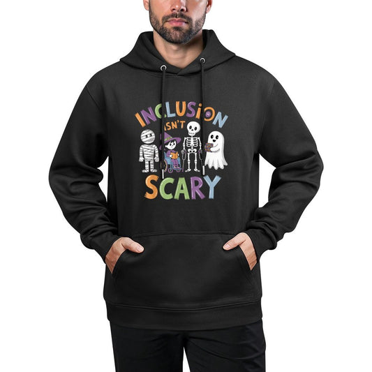 Funny Inclusion Isnt Scary Halloween Sarcastic Disability Moisture-Wicking Hoodie