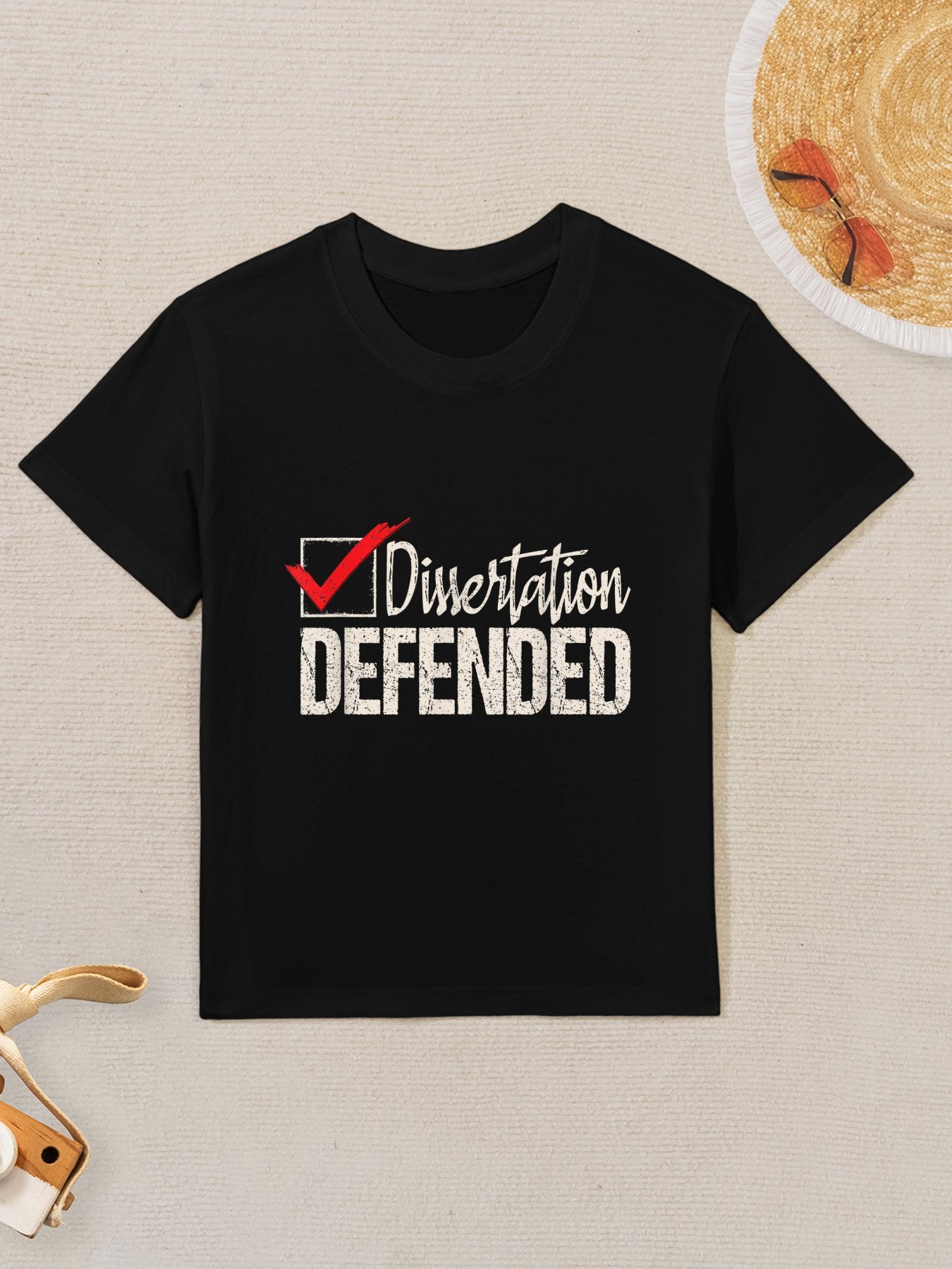 Dissertation Defended - PhD Graduate Ph.D. Graduation Kids T-Shirt