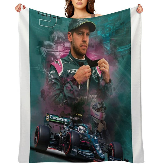Sebastian Vettel Throw Blanket