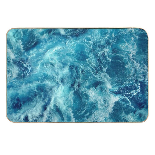 Ocean Is Shaking  Pet-Safe Bath Mat