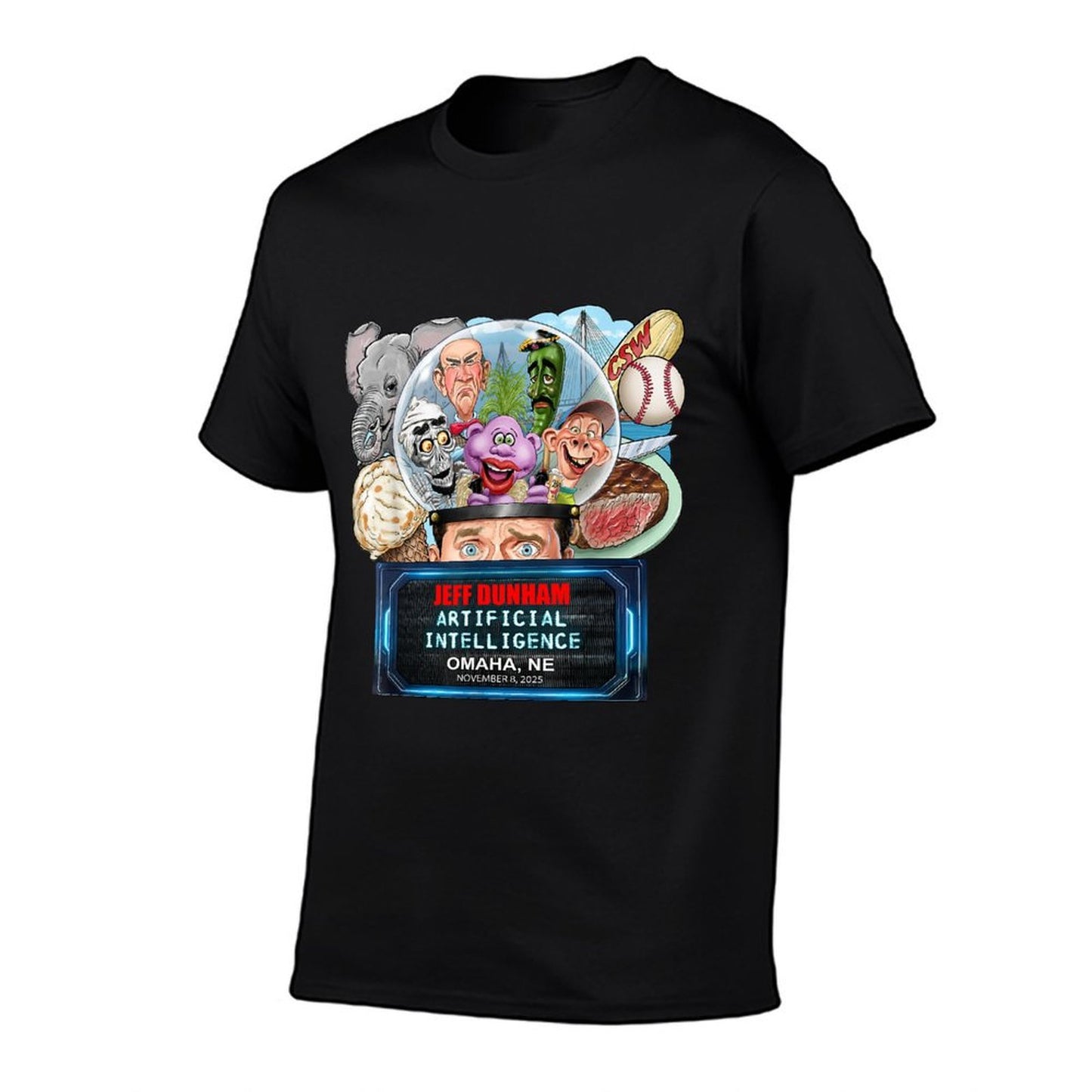 Jeff Dunham Omaha, NE (2025)  Moisture-wicking T-Shirt
