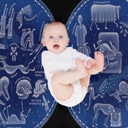 Map of The Greyt Constellations Throw Blanket