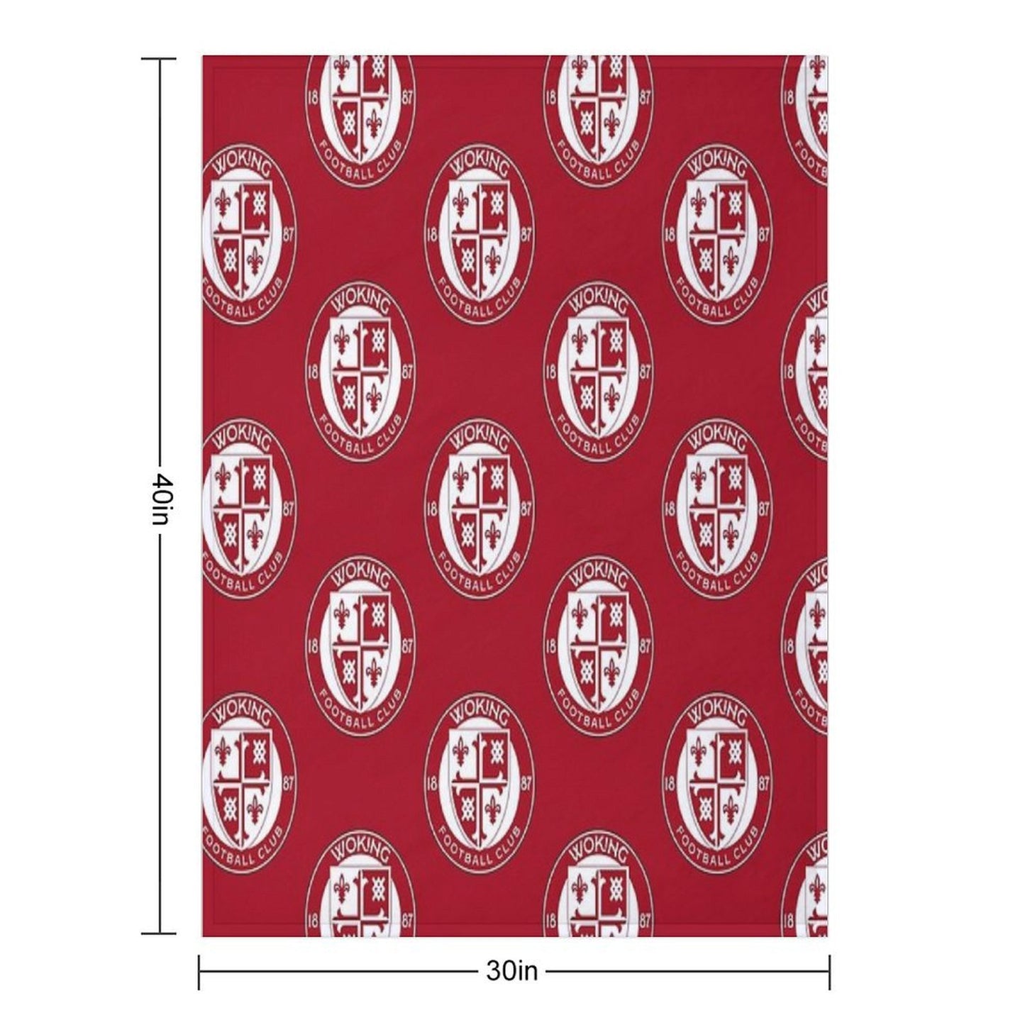 WOKING FC Throw Blanket