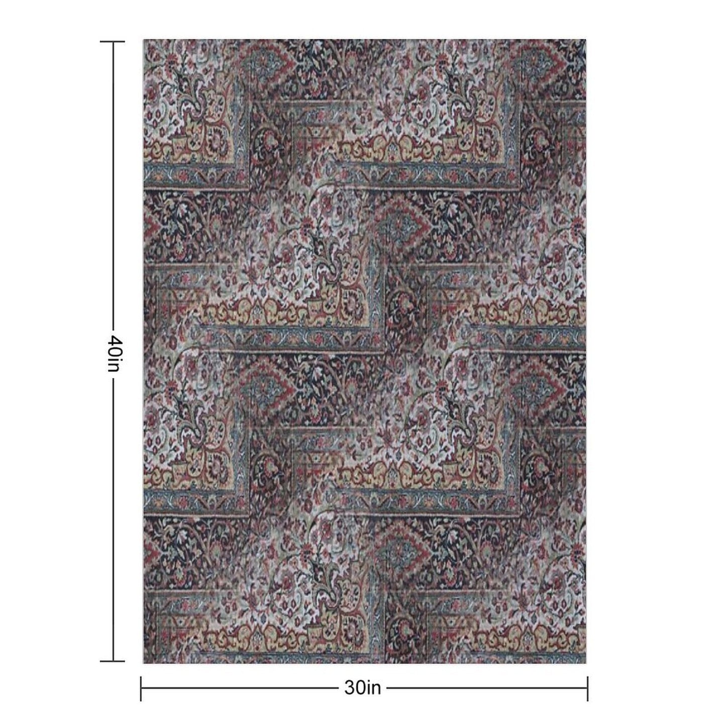 My Grandma's Carpet Throw Blanket